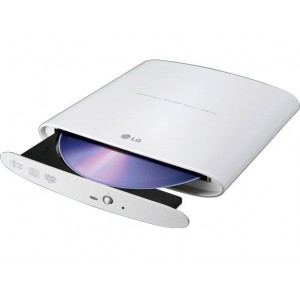 LG Super Multi Portable Slim DVD Re-writer (8x - White)